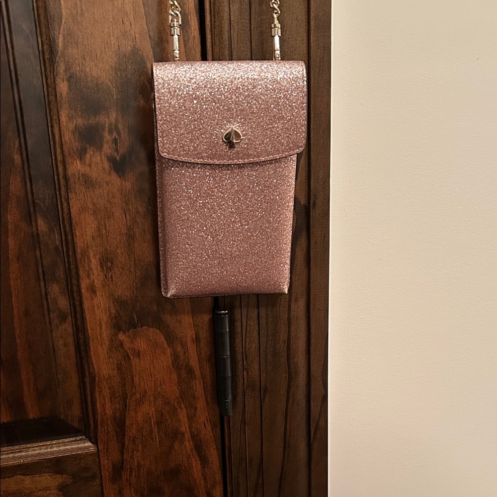 Kate Spade Glittery Pink Crossbody Bag